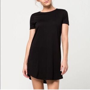 Socialite black shirt dress medium